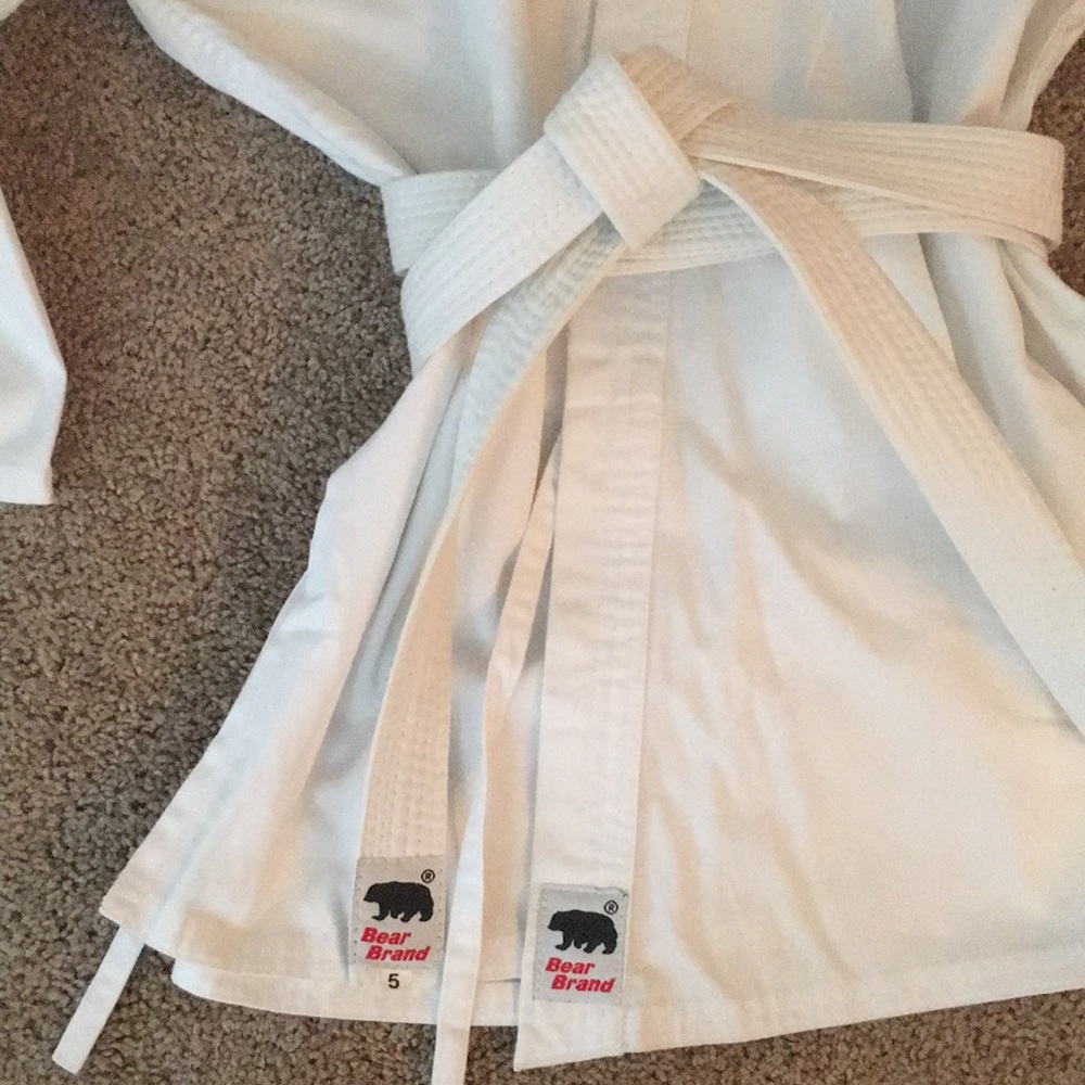 Bear Brand unisex thick karate GI